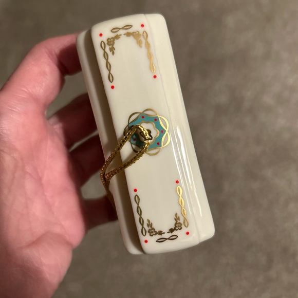 Lenox Christmas Ornament Yuletide Express Passenger Car Rare 1991, EUC Vintage - Picture 10 of 11